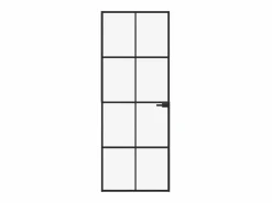 Sale Puerta de interior vidrio templado y aluminio 76x201,5 cm ES522789 Puerta Con Marco