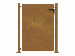 Hot Puerta de jardín de acero corten de 105 x 155 cm. Marru00f3n