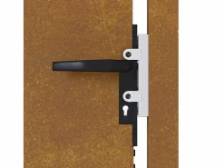 Hot Puerta de jardín de acero corten de 105 x 155 cm. Marru00f3n