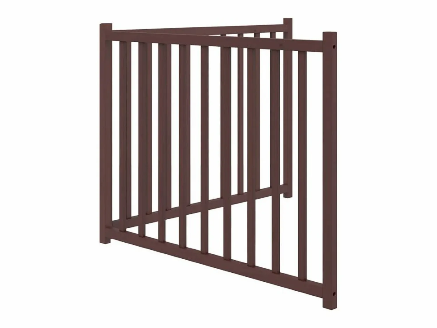 Best Clicnbuy Puerta de perros plegable 2 paneles madera abeto marrón 160 cm Marru00f3n