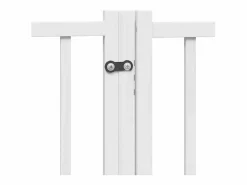 Outlet Puerta de perros plegable 4 paneles madera abeto 320 cm Seguridad Para Mascotas