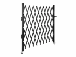 Best Puerta de Seguridad Plegable Individual SucceBuy de 190,5 Cm de Ancho x 122 Cm de Alto, Puerta de Tijera Puerta De Garaje