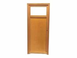 Clearance GD Menuiseries Puerta de Servicio de Madera 'Pagos' Modelo 200X80 Empuje Izquierdo (Dimensiones de la Mesa) sin manilla Color natural claro