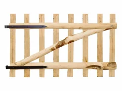 Best Puerta de valla simple de madera de avellano 100x60 cm Puerta De Entrada