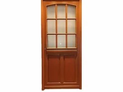 GD Menuiseries Puerta Entrada Madera 'Alena' 215X80 Empuje Derecha (Medidas Tabla) sin manilla