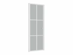 New Puerta interior de vidrio y aluminio mate 76x201,5 cm ES718383 Puerta Con Marco