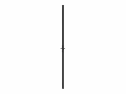 Puerta interior de vidrio y aluminio mate 76x201,5 cm ES992390