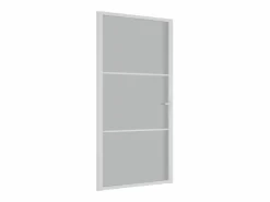 Puerta interior de vidrio y aluminio mate 102,5x201,5 cm ES385917