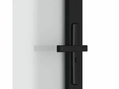 Puerta interior de vidrio y aluminio mate 83x201,5 cm ES214075