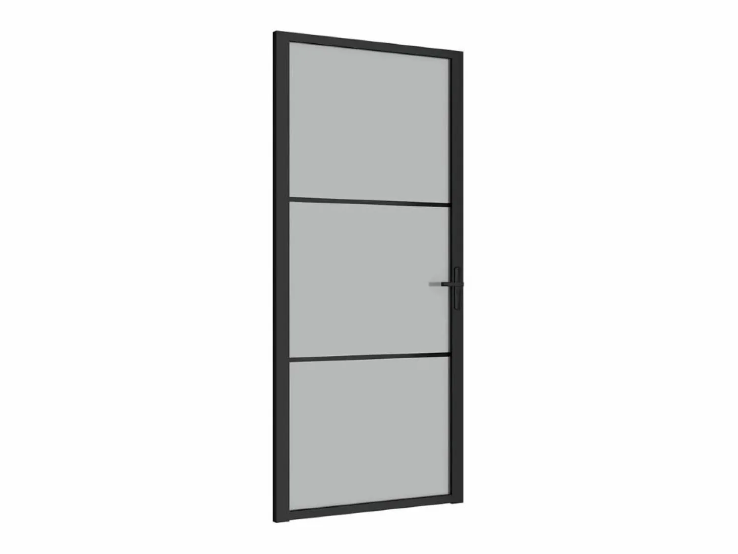 Sale Puerta interior de vidrio y aluminio mate 93x201,5 cm ES557722 Puerta Con Marco