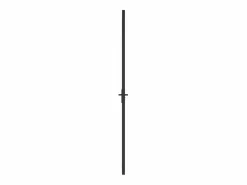 Best Puerta interior vidrio EGS y aluminio 76x201,5 cm ES960468 Negro