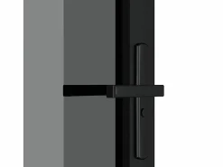 New Puerta interior vidrio EGS y aluminio 102,5x201,5 cm ES137515 Negro