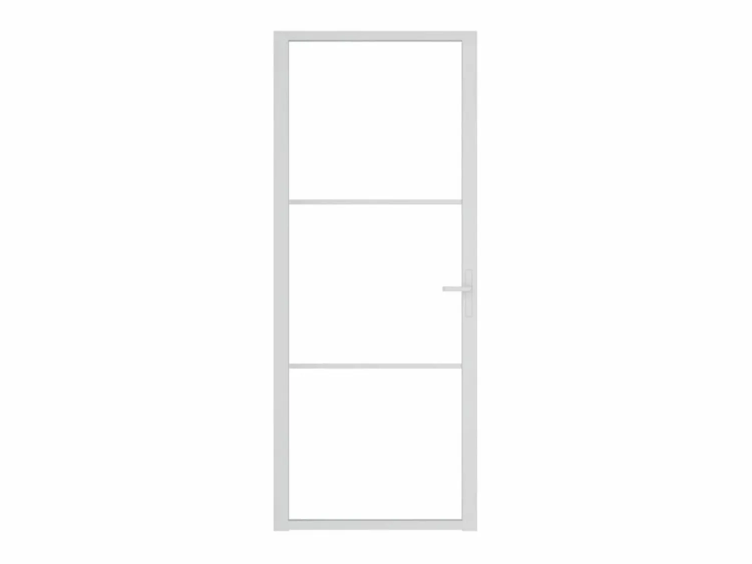 Puerta interior vidrio EGS y aluminio 83x201,5 cm ES817131