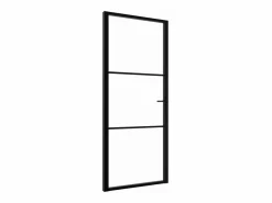 Best Puerta interior vidrio ESG y aluminio 93x201,5 cm ES856653 Puerta Con Marco