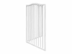 Discount Puerta para perros plegable 2 paneles madera álamo blanca 160cm Seguridad Para Mascotas