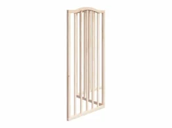 New Puerta para perros plegable 3 paneles madera de álamo 150 cm Seguridad Para Mascotas