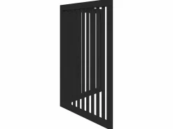 Sale Puerta para perros plegable 2 paneles madera álamo negra 160 cm Seguridad Para Mascotas