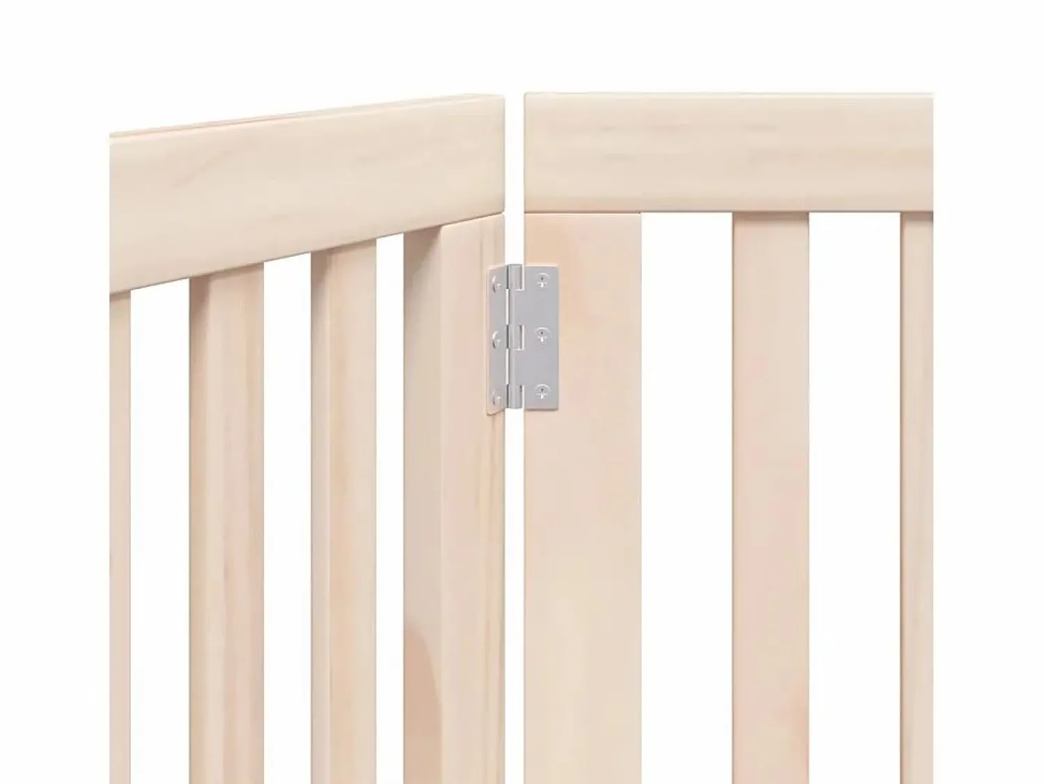 Online Puerta para perros plegable de 3 paneles, 150 cm, madera de álamo Seguridad Para Mascotas
