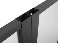 Outlet Puerta reversible de doble hoja - vidrio esmerilado - 2 x Al 204 x An 93 cm - LOXTON Puerta Con Marco