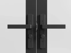 Best Puerta reversible de dos hojas - vidrio esmerilado - 2 x Alt. 204 x L73 cm - - MASERU Puerta Con Marco