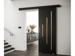 Sale Abiks Möbel Puertas correderas Salwador Y 80x204 cm ( / / Dorado) Negro