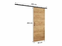 Puertas correderas Zonda Y 80x204 cm Puerta Corredera