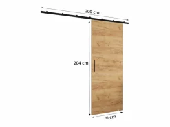 Hot Puertas correderas Zonda II 70x204 cm Puerta Corredera