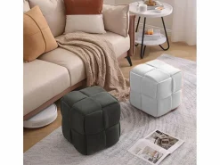 ADEC Puf Courdoruy diseño cuadrado 41x45x45 cm