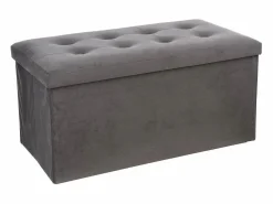 Atmosphera Puf Plegable Doble Lysandre Contemporáneo Terciopelo 76x38 cm