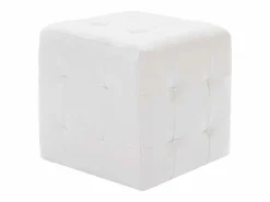 New Pufs 2 uds 30 x 30 x 30 cm Polipiel Blanco