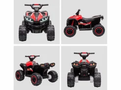 Online Homcom Quad eléctrico infantil 83x53x55.5 cm Rojo