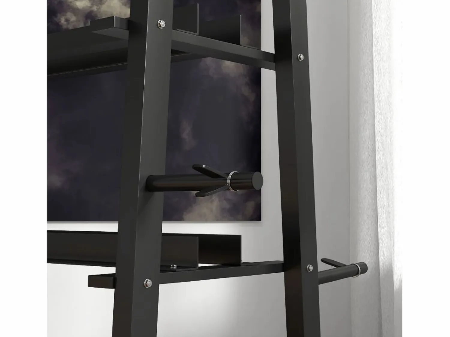 Online Rack para mancuernas de 3 niveles, capacidad de 200 kg, acero, (131 x 75 x 80 cm) Aparato De Musculación