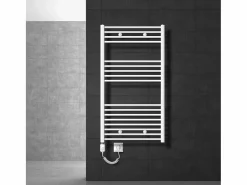 LuxeBath Radiador con resistencia eléctrica 1200W, 750 x 1200 mm, , conexión lateral