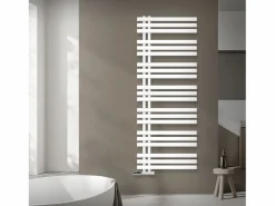Best LuxeBath Radiador de baño Iron EM 600x1600mm Conexión central inferior con embellecedor Blanco