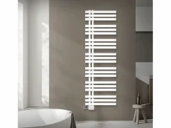 LuxeBath Radiador de Diseño Iron EM 500x1600 mm Conexión Central Inferior con Embellecedor