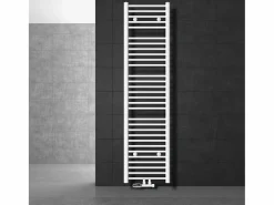 LuxeBath Radiador de diseño no eléctrico Sahara, 400 x 1800 mm - - Conexión central