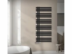 Hot Radiador toallero de baño Iron EM de acero mate 600x1400 mm Toallero Eléctrico
