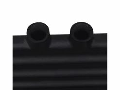 Best vidaxl Radiador toallero de baño recto 600 x 764 mm Negro