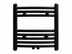 vidaxl Radiador toallero de baño curvo 480x480 mm