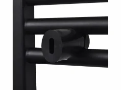 vidaxl Radiador toallero de baño curvo 480x480 mm