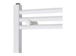 Discount Radiador toallero de baño con rieles curvados 600 x 1160 mm Toallero Eléctrico
