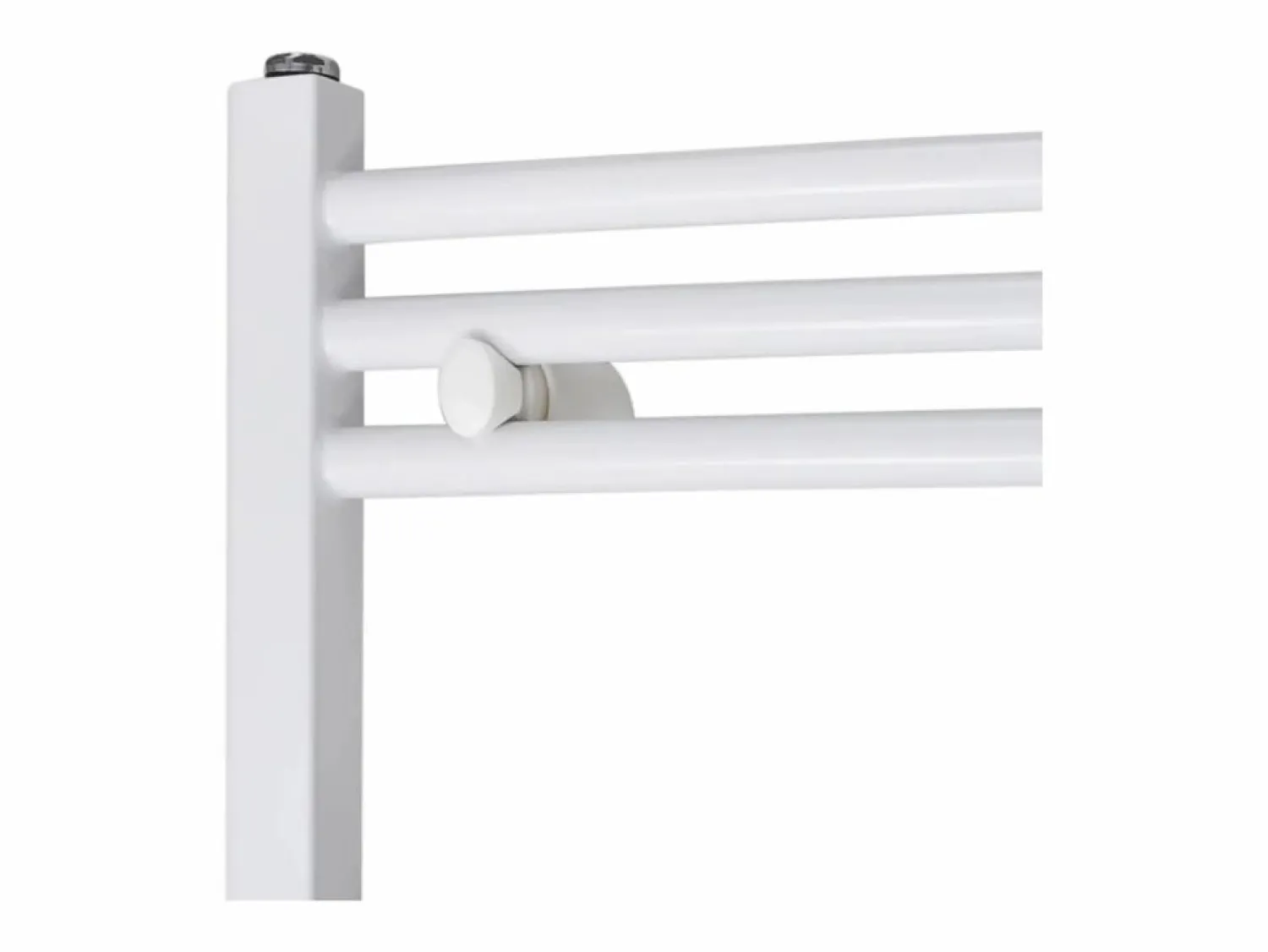 Discount Radiador toallero de baño con rieles curvados 600 x 1160 mm Toallero Eléctrico