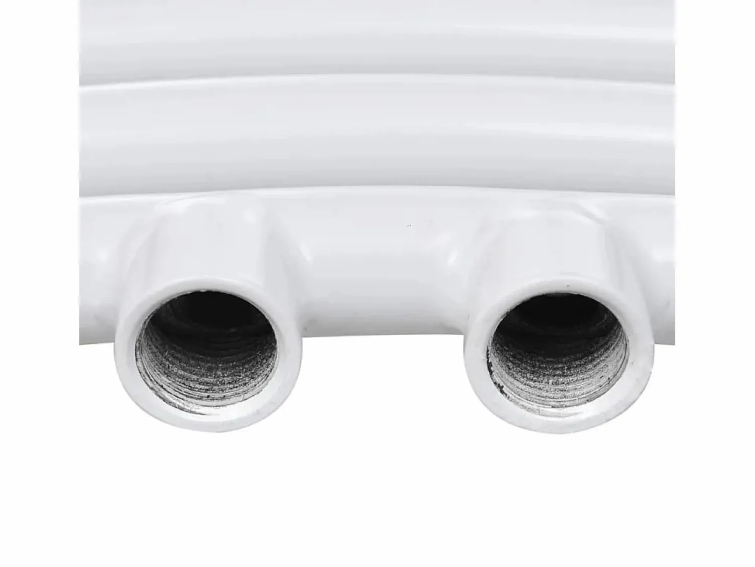 Discount Radiador toallero de baño con rieles curvados 600 x 1160 mm Toallero Eléctrico