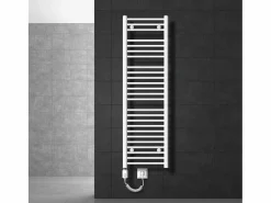 Best Radiador toallero eléctrico con resistencia de 900W, 400 x 1500 mm - - recto Toallero Eléctrico