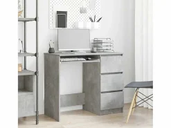 Discount Rand Dean Escritorio de madera contrachapada hormigón 90x45x76 cm Escritorio Rinconero