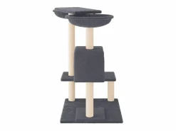Clicnbuy Rascador para gatos con postes oscuro 82 cm