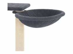 Clicnbuy Rascador para gatos con postes oscuro 82 cm