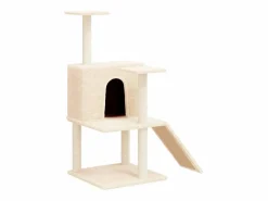 Clicnbuy Rascador para gatos con postes de sisal 109 cm