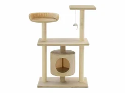 New Rascador para gatos con postes rascadores de sisal 95 cm Juego De Animales