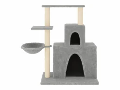Discount Clicnbuy Rascador para gatos con postes de sisal claro 83 cm Gris